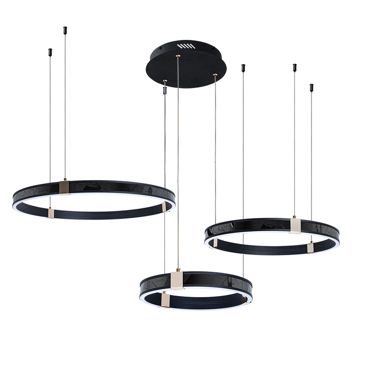 Подвесная люстра Arte Lamp SHINE A2222SP-3BK фото