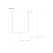 Фото подвесные люстры A2222SP-3BK