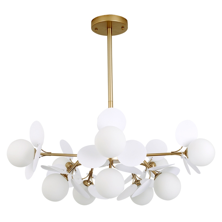 Люстра на штанге Arte Lamp PEACOCK A1369SP-10SG фото