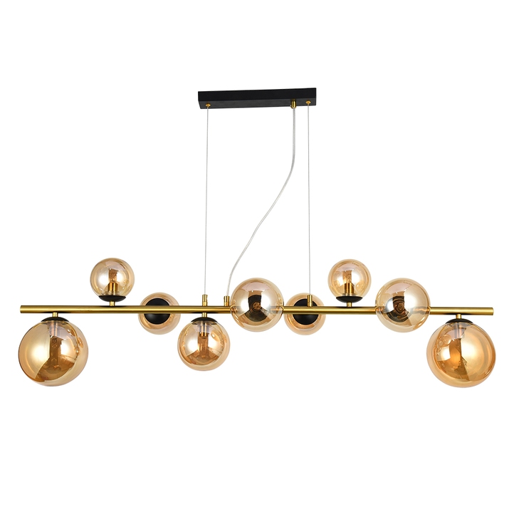 Подвесная люстра Arte Lamp GEMINI A2243SP-9PB фото