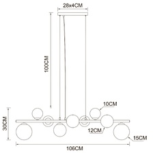 Фото подвесные люстры A2243SP-9PB