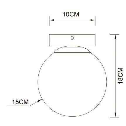 Настенно-потолочный светильник Arte Lamp ALCOR A2224PL-1BK