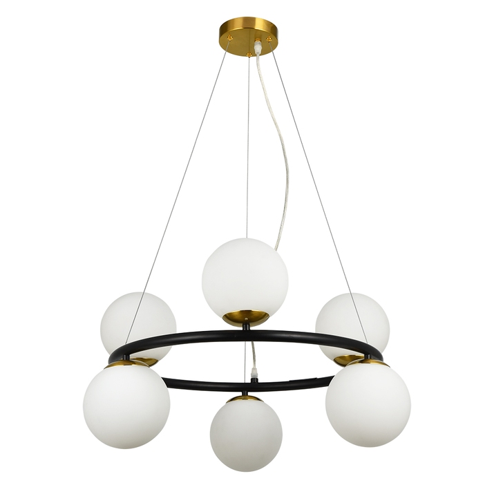 Подвесная люстра Arte Lamp ALCOR A2224SP-6BK фото