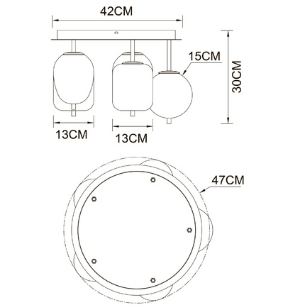 Потолочная люстра Arte Lamp FREDDIE A2231PL-5PB