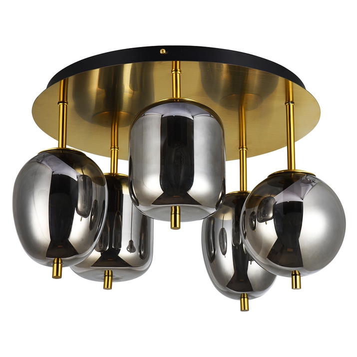 Потолочная люстра Arte Lamp FREDDIE A2231PL-5PB фото