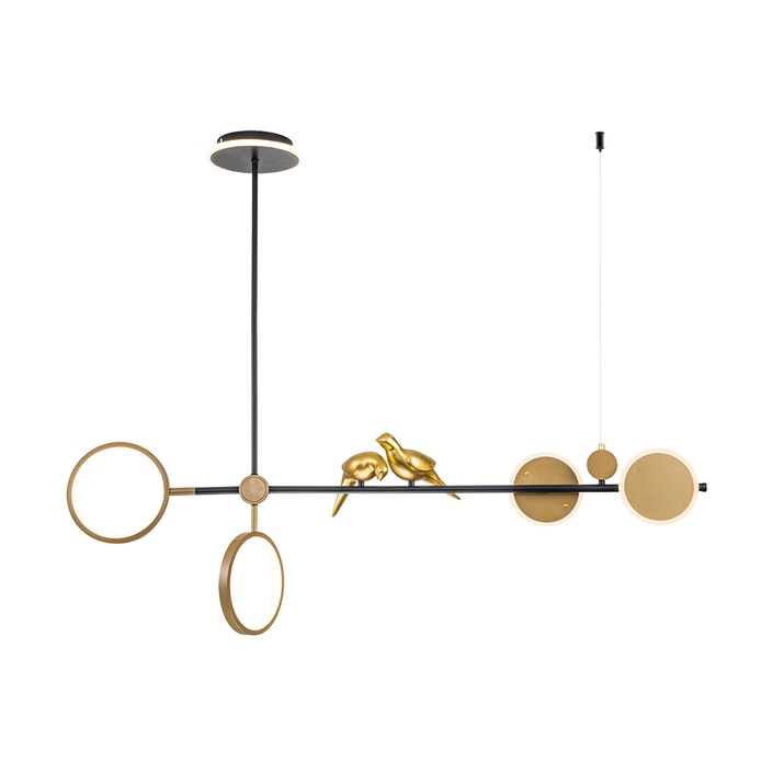Люстра на штанге Arte Lamp TOLIMAN A2613SP-4BK фото