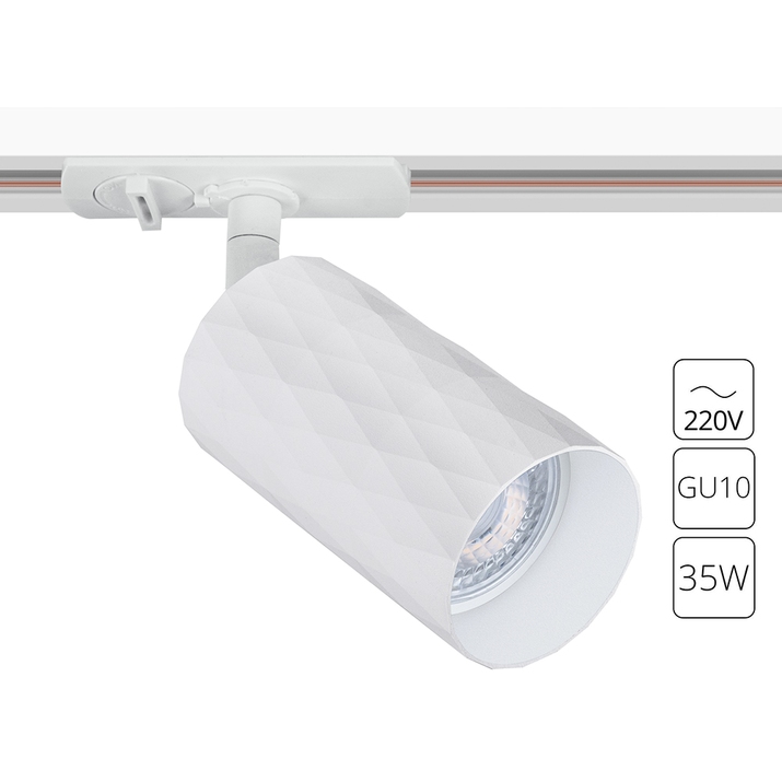 Трековый светильник Arte Lamp FANG A5560PL-1WH фото