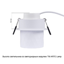 Фото точечные встраиваемые светильники A5562PL-1WH