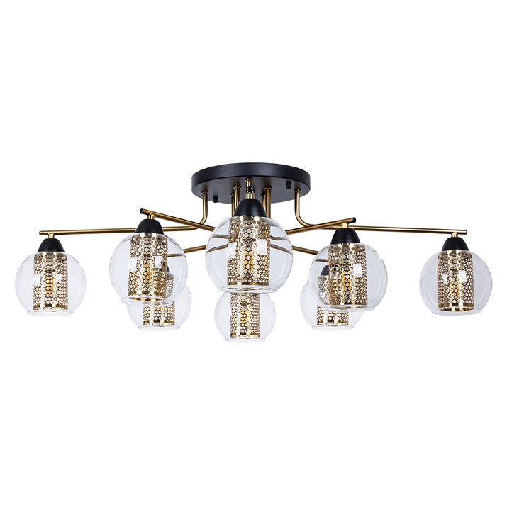 Потолочная люстра Arte Lamp MANCHESTER A7045PL-8BK фото
