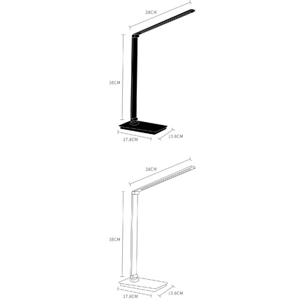 Офисная настольная лампа Arte Lamp EDWARD A5126LT-1WH