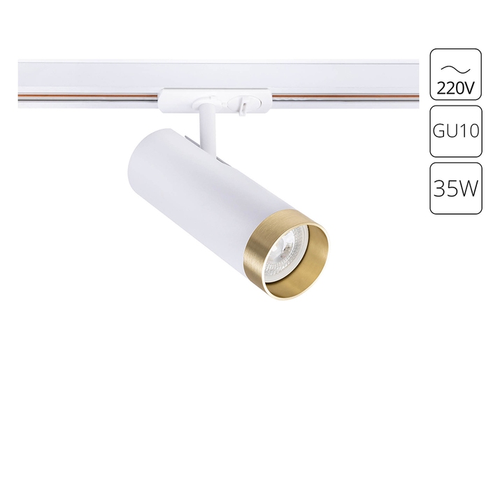 Трековый светильник Arte Lamp TOPIC A2356PL-1WH фото