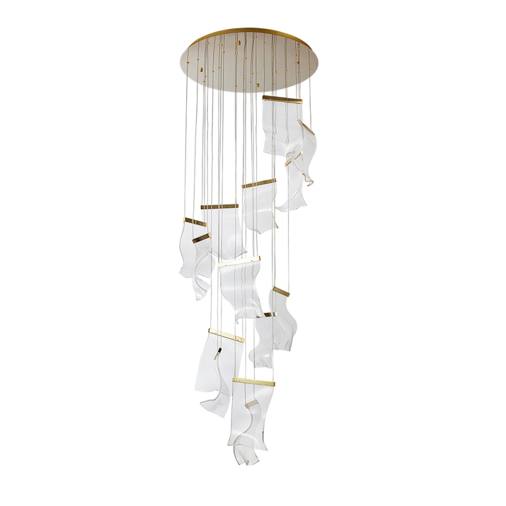 Каскадная люстра Arte lamp GRAPPOLO A2283SP-14GO фото