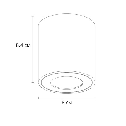 Точечный накладной светильник Arte Lamp TINO A1469PL-1BK