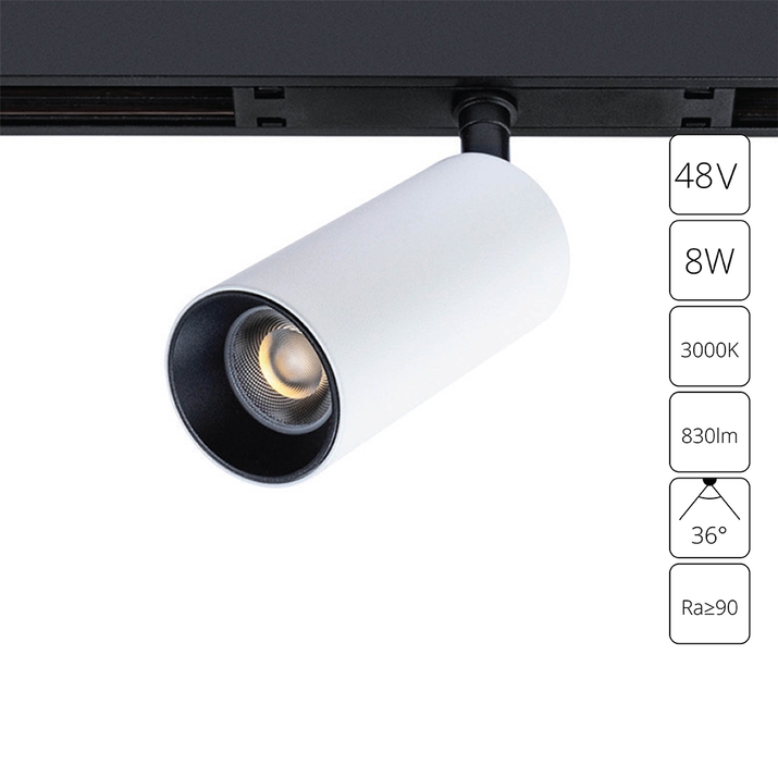 Магнитный трековый светильник Arte Lamp OPTIMA A7280PL-1WH фото