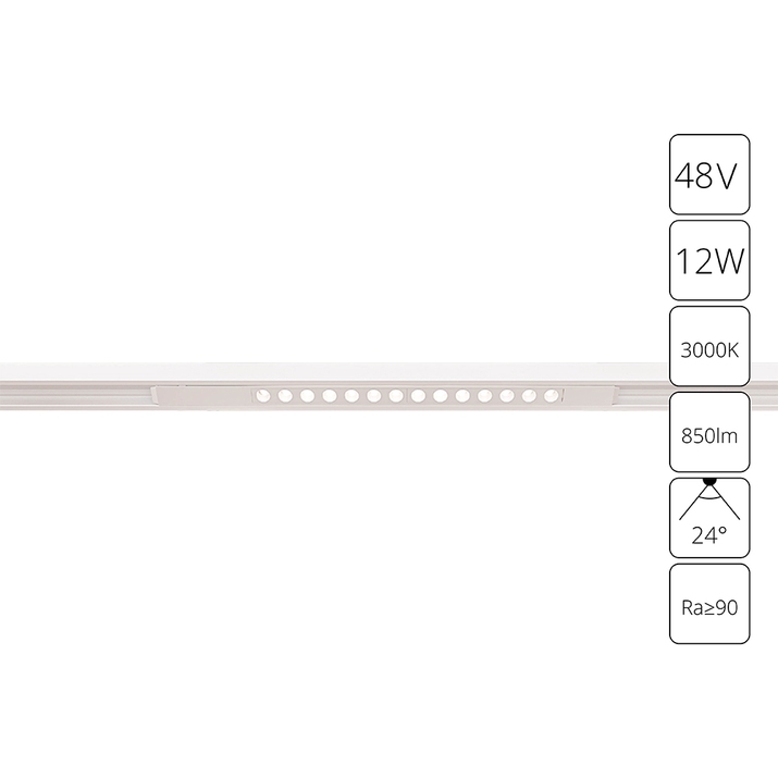 Магнитный трековый светильник Arte Lamp OPTIMA A7286PL-1WH фото