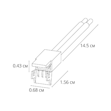 Коннектор для ввода питания Arte Lamp STRIP-ACCESSORIES A30-05-1CCT