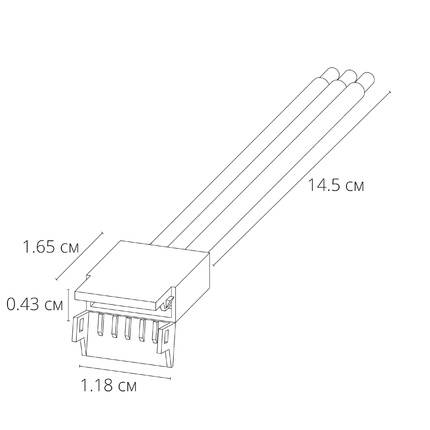 Коннектор для ввода питания Arte Lamp STRIP-ACCESSORIES A30-12-RGBW