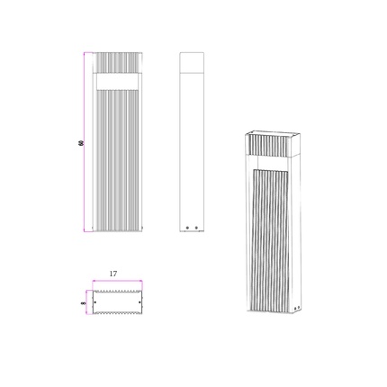 Ландшафтный светильник Arte Lamp ARNEB A2146PA-1BK