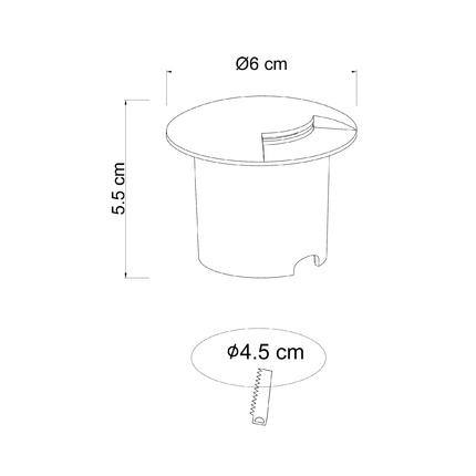 Тротуарный светильник Arte Lamp PIAZZA A3221IN-1BK