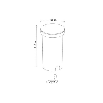 Тротуарный светильник Arte Lamp PIAZZA A3601IN-1WH