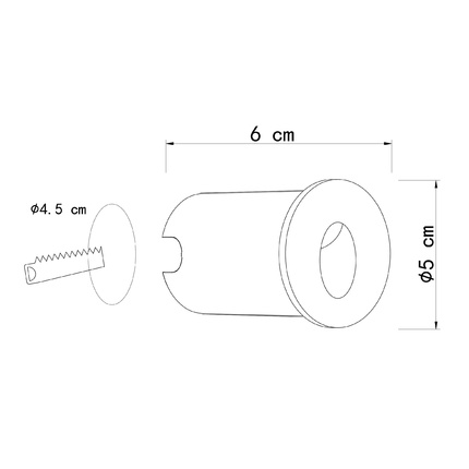 Подсветка для лестниц Arte Lamp PIAZZA A3802IN-1BK