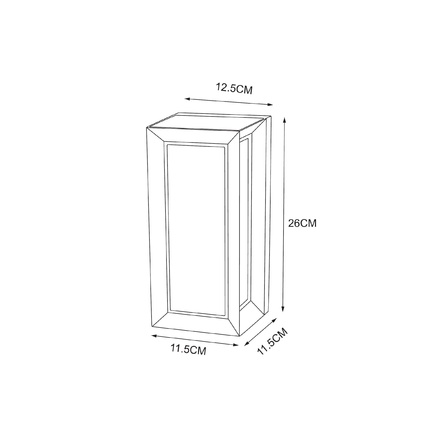 Уличный настенный светильник Arte Lamp ULYSSES A8112AL-1BK