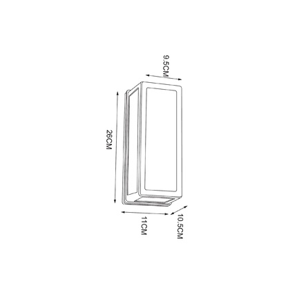 Уличный настенный светильник Arte Lamp ALPHARD A8526AL-1BK