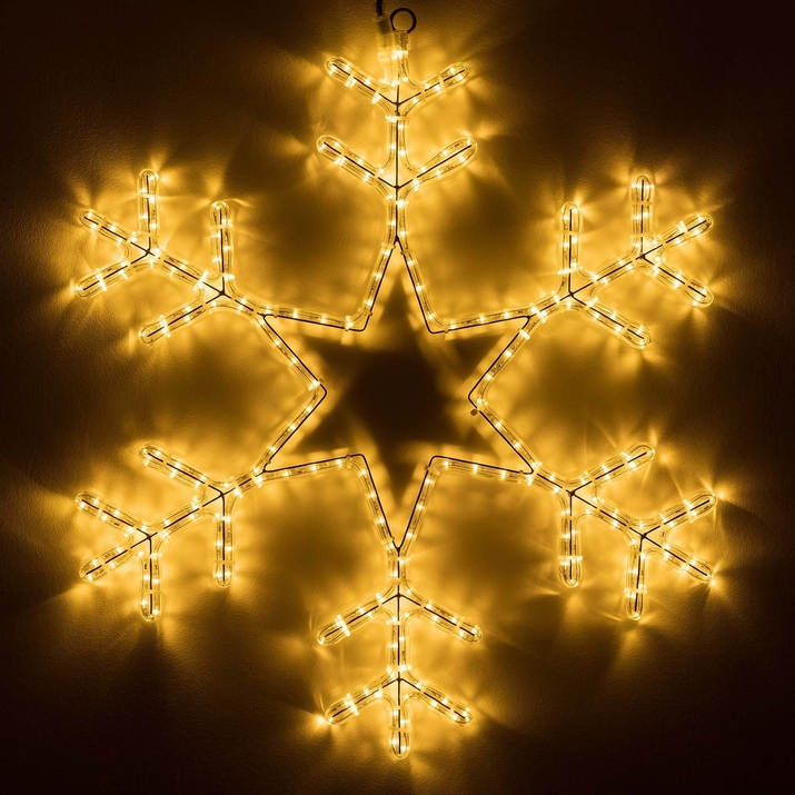 Светодиодное украшение ARD-SNOWFLAKE-M4-750x750-324LED Warm Ardecoled 034252 фото