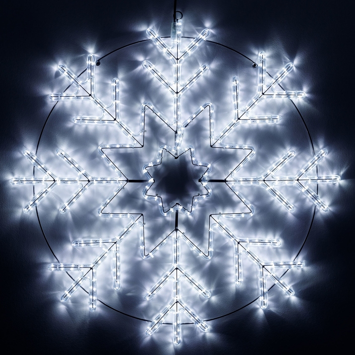 Светодиодное украшение ARD-SNOWFLAKE-M8-950x950-540LED White Ardecoled 034254 фото