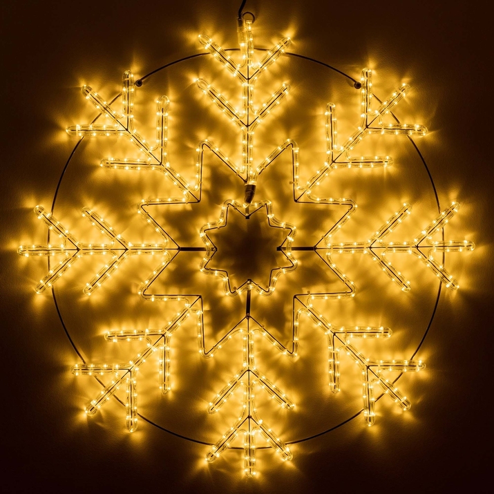 Светодиодное украшение ARD-SNOWFLAKE-M8-950x950-540LED Warm Ardecoled 034255 фото