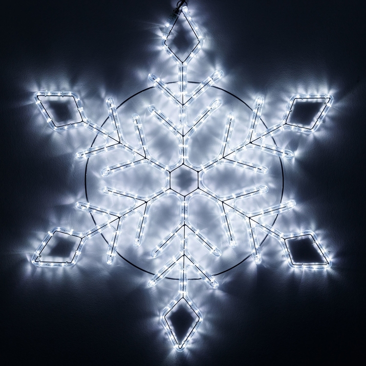 Светодиодное украшение ARD-SNOWFLAKE-M9-900x900-360LED White Ardecoled 034256 фото
