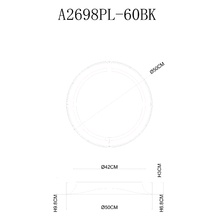 Фото потолочные светильники A2698PL-60BK