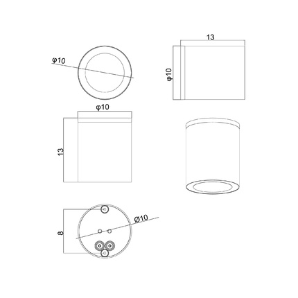 Уличный потолочный светильник Arte Lamp TORCULAR A1813PF-1BK