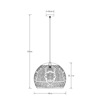 Подвесной светильник Arte Lamp CELESTA A7057SP-1WH