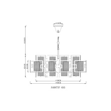 Фото подвесные люстры A4087SP-6SG