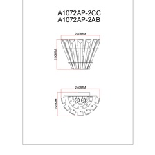 Фото настенные светильники A1072AP-2CC