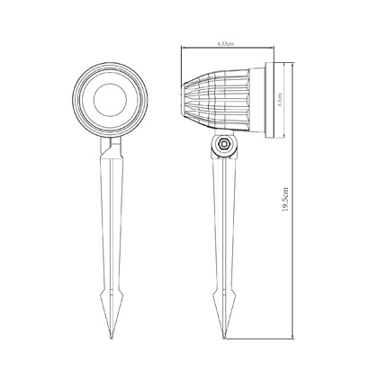 Грунтовый светильник Arte Lamp ELSIE A1127IN-1BK