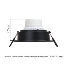 Фото точечные встраиваемые светильники A2464PL-1BK