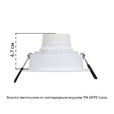Фото точечные встраиваемые светильники A2464PL-1WH