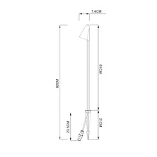 Фото грунтовые светильники A4109FN-1BK