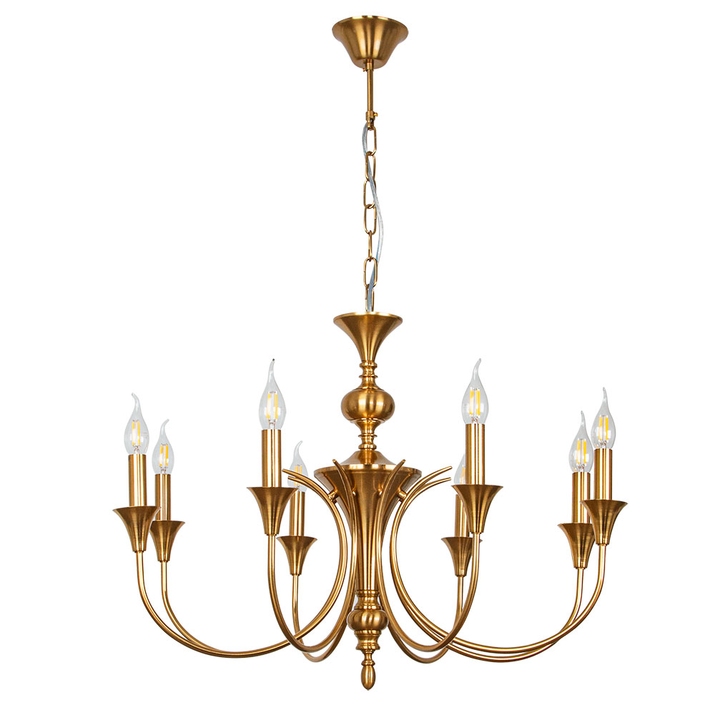 Подвесная люстра Arte Lamp COLLINETTA A4094LM-8PB фото