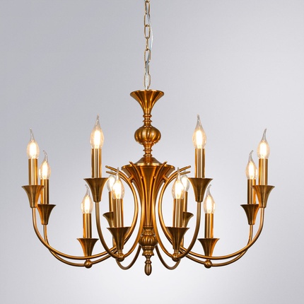 Подвесная люстра Arte Lamp COLLINETTA A4094LM-12PB