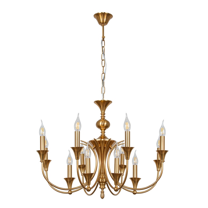 Подвесная люстра Arte Lamp COLLINETTA A4094LM-12PB фото