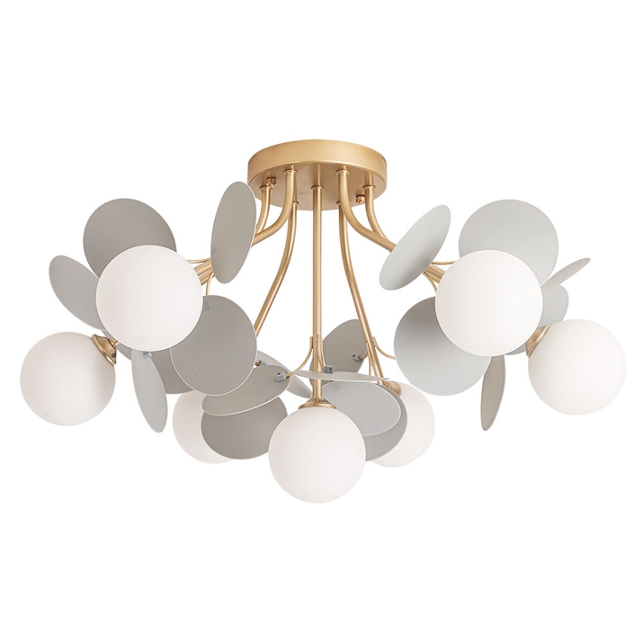 Потолочная люстра Arte Lamp PEACOCK A1369PL-7GY фото