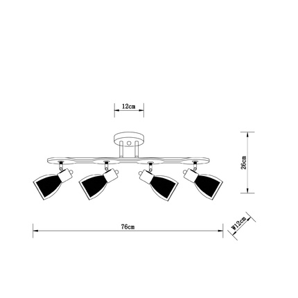 Спот Arte Lamp HARMONY A5110PL-4AB