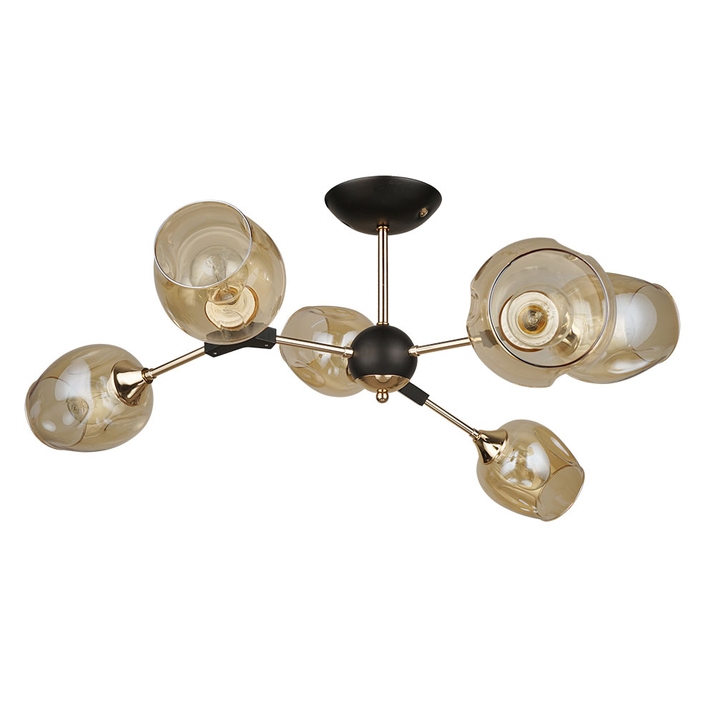 Люстра на штанге Arte Lamp SEPPIA A4211PL-6BK фото