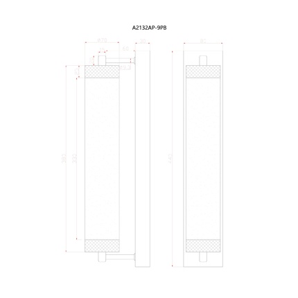 Настенный светильник Arte Lamp GALAXY A2132AP-9PB