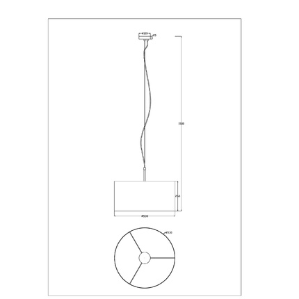 Подвесная люстра Arte Lamp COPPA A4095SP-3BK