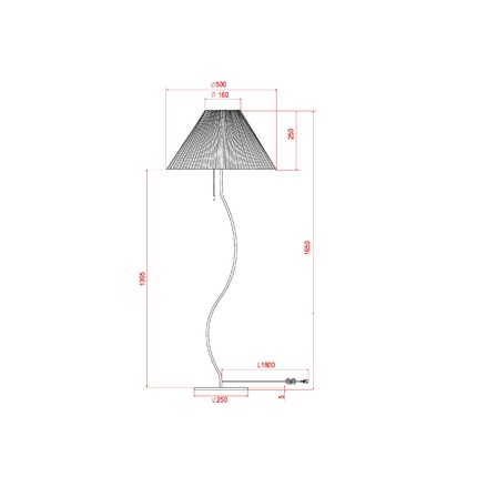 Торшер Arte Lamp AGATHA A5069PN-1BK