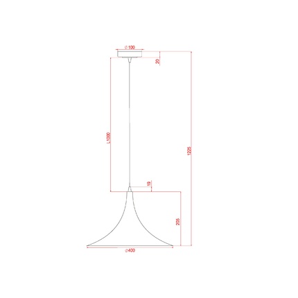 Подвесной светильник Arte Lamp CARMEL A7080SP-1BK